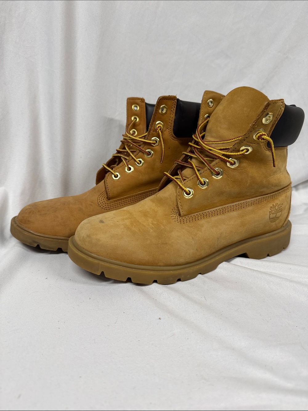 Timberland Wheat Nubuck 6-Inch Work Boots - Tan
